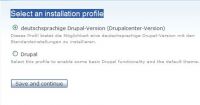 D6 Installation Profilauswahl