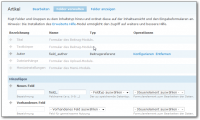 Artikel-Felder